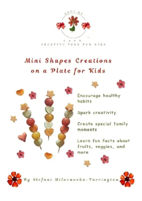 Mini Shapes Creations on a Plate for Kids by Stefani Milovanska-Farrington