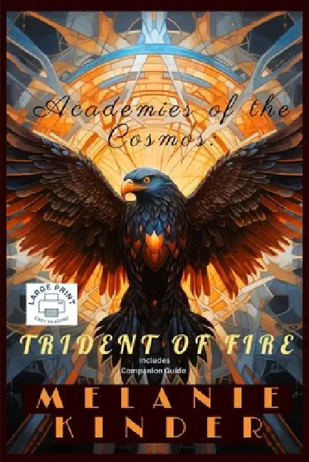 Academies of the Cosmos (Large Print): Trident of Fire by Melanie Kinder