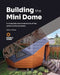 Building the Mini Dome: A complete documentation of the construction process by Joshua Tulberg