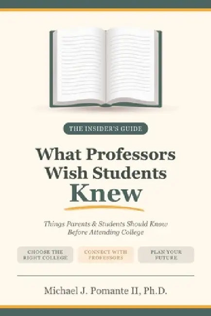 What Professors Wish Students Knew: Things Parents and Students Should Know Before Attending College: Things Parents and Students Should Know Before A by Michael Pomante