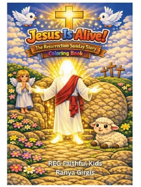Jesus Is Alive! The Resurrection Sunday Story: Coloring Book by Ranya Girgis
