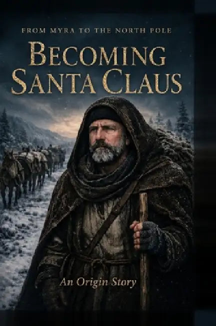 Becoming Santa Claus: An Origin Story by David Smith, Authentic Bearded Santa