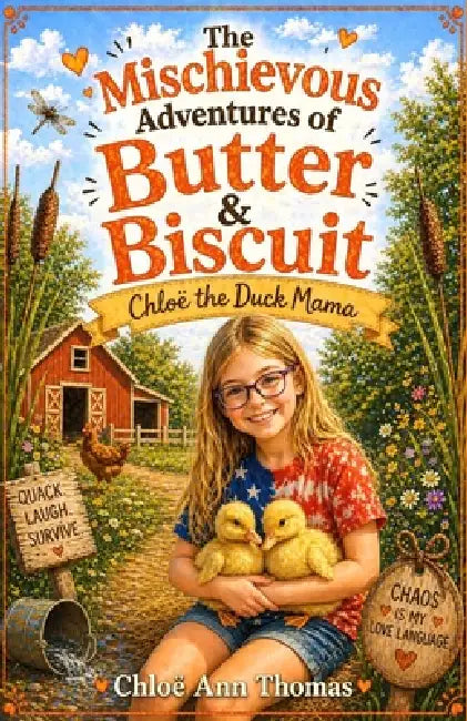 The Mischievous Mayhem of Butter and Biscuit: Chloë the Duck Mama - A Heartwarming Farm Adventure (2 Stories in One Book) by Kat Smith, Chloe Ann Thomas