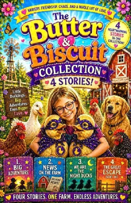 The Butter & Biscuit Collection: 4 Heartwarming Farm Adventure Stories About Friendship, Bravery, and Love by Kat Smith, Chloe Ann Thomas