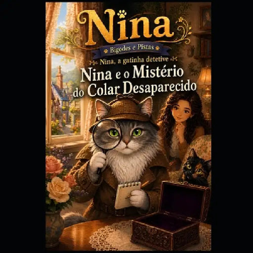 Nina e o Mistério do Colar Desaparecido: Bigodes & Pistas: Uma aconchegante história de mistério felino para crianças de 4 a 9 anos by Jonia Epp