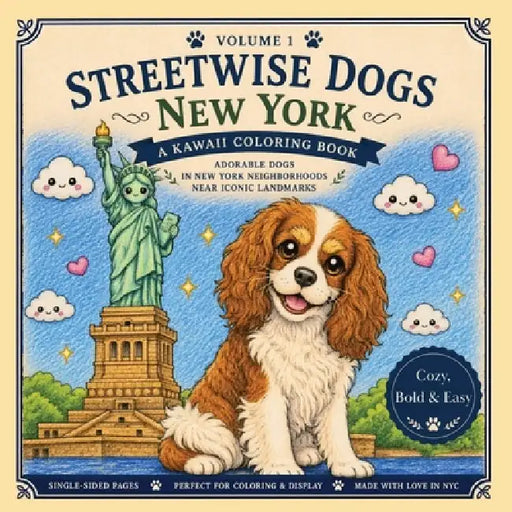 Streetwise Dogs New York Coloring Book Volume 1 by Petrina Ryan-Kleid