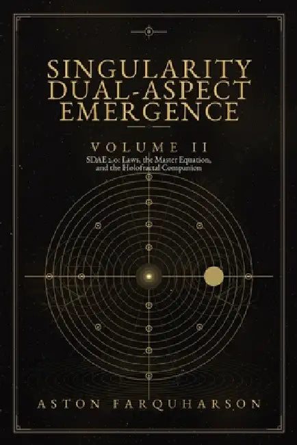 SINGULARITY DUAL-ASPECT EMERGENCE Volume II SDAE 2.0 Laws1 the Master Equation1 and the Holofractal Companion A Technical Metaphysical Companion to Si by Aston Farquharson