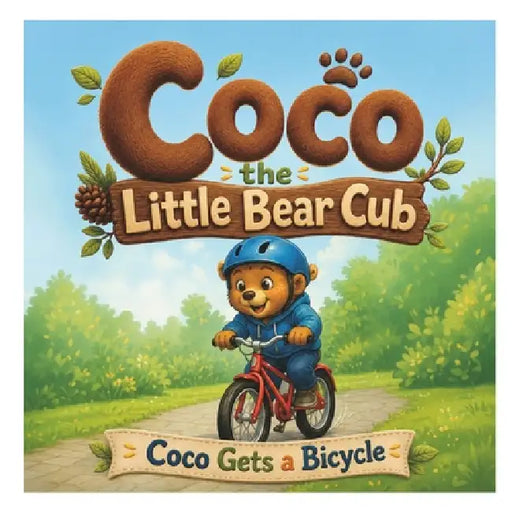 Coco the Little Bear Cub Gets a Bicycle by Randall Huft