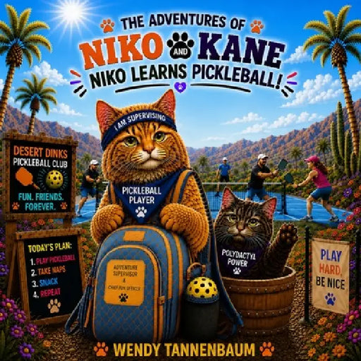Adventures of Niko and Kane, Niko Learns Pickleball by Wendy Tannenbaum