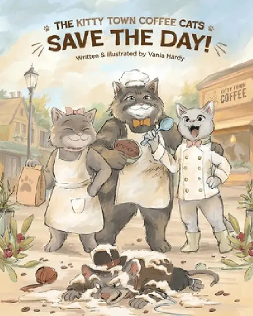 The Kitty Town Coffee Cats Save the Day! by Vania Hardy, Vania Hardy