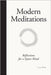 Modern Meditations by Blake, Lane