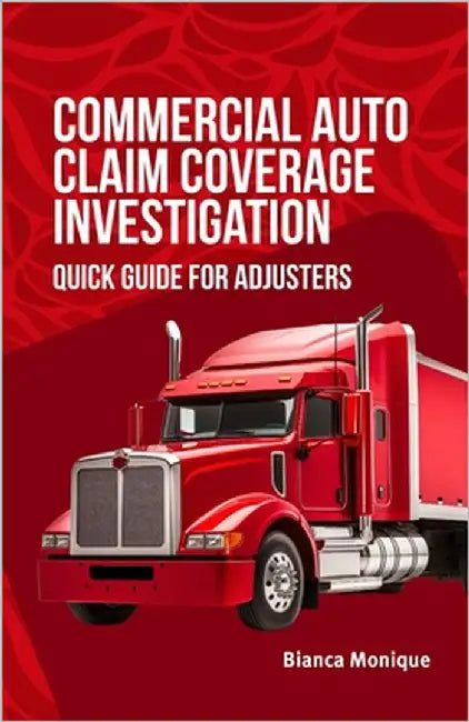 Commercial Auto Claim Coverage Investigation: Quick Guide for Adjusters by Monique, Bianca