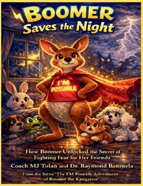 Boomer Saves the Night: How Boomer Unlocked the Secret of Fighting Fear for Her Friends by Coach Mj Tolan, Raymond Banzuela