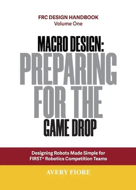 Macro Design: Preparing for the Game Drop by Avery W. Fiore