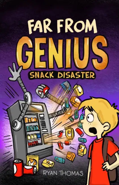 Far from Genius: Snack Disaster: (Far from Genius- Dyslexia-Friendly, Funny, Illustrated Chapter Books for Kids) by Ryan Thomas