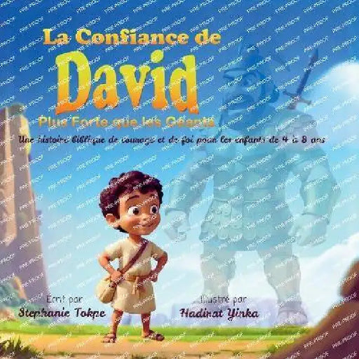 La Confiance de David - Plus Forte que les Géants: Une histoire biblique de courage et de foi pour les enfants de 4 à 8 ans by Stephanie Tokpe, Hadirat Yinka