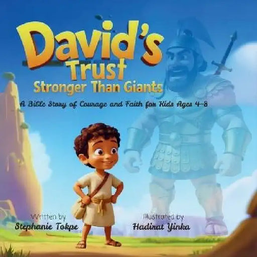 David's Trust - Stronger Than Giants: Bible Story of Courage and Faith for Kids Ages 4-8 by Stephanie Tokpe, Hadirat Yinka